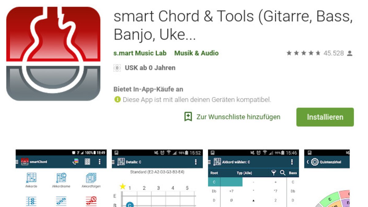 App gitarre - Die preiswertesten App gitarre verglichen!