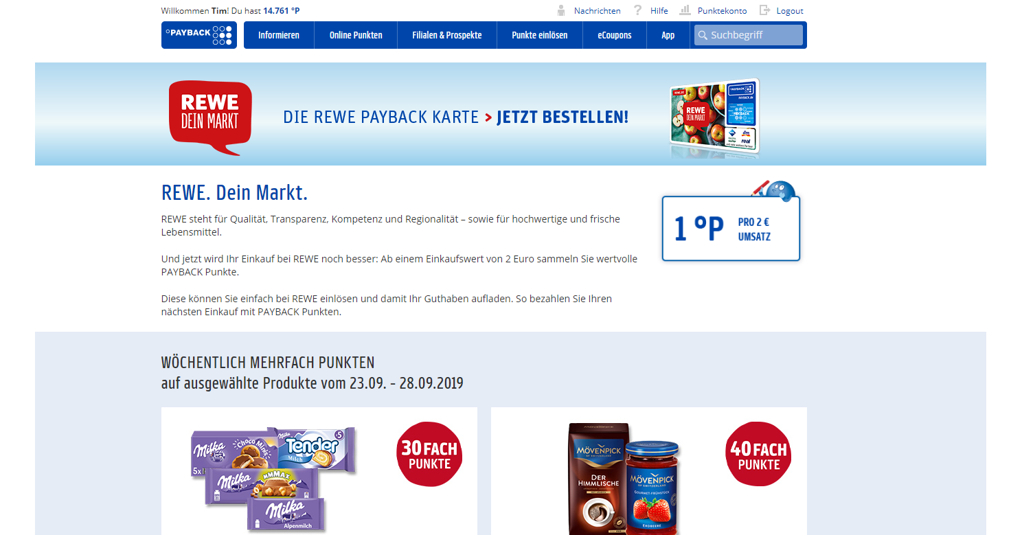 PayBack: Wieviele Punkte gibt es pro Euro? - CHIP