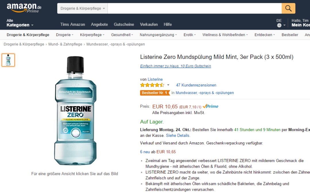 Listerine white - Die preiswertesten Listerine white analysiert!