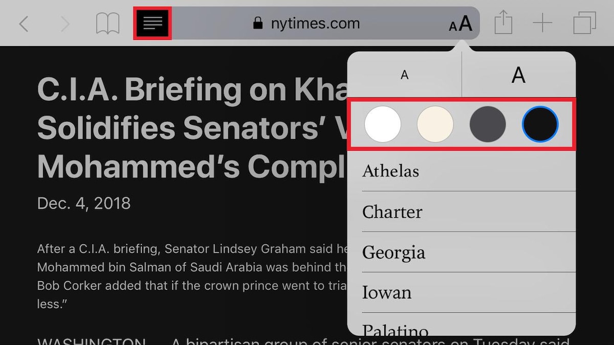 safari dark mode einstellen Dark Mode in Safari auf dem iPhone