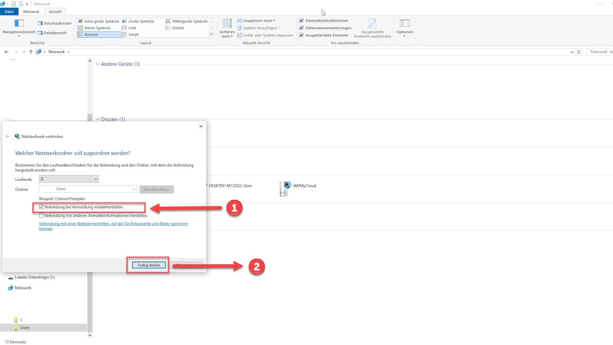 Schritt 4: Verbindung automatisch herstellen