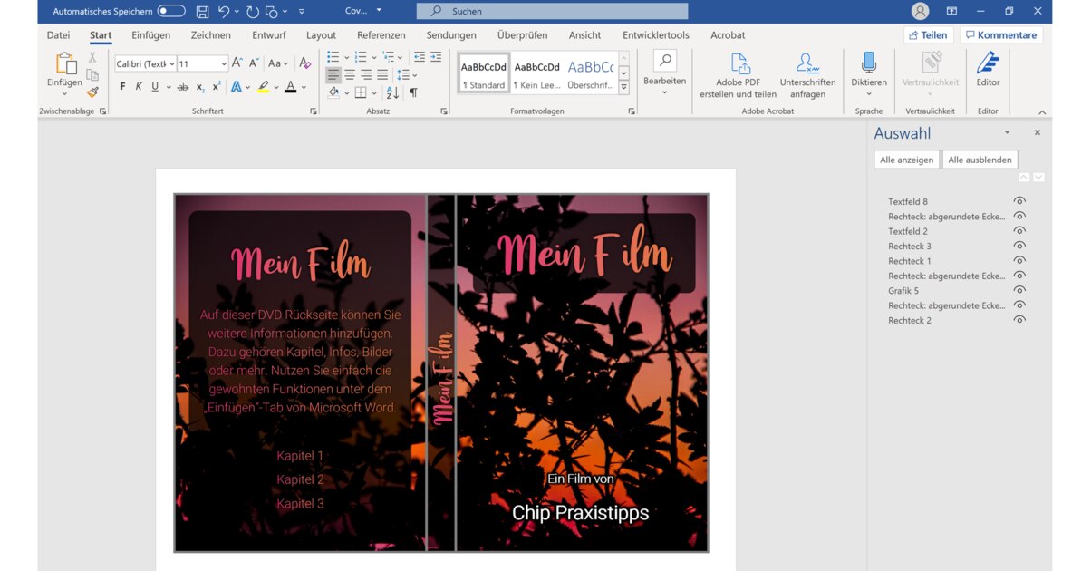 Word Dvd Cover Erstellen So Geht S Chip Word Dvd Cover Erstellen So Geht S Chip
