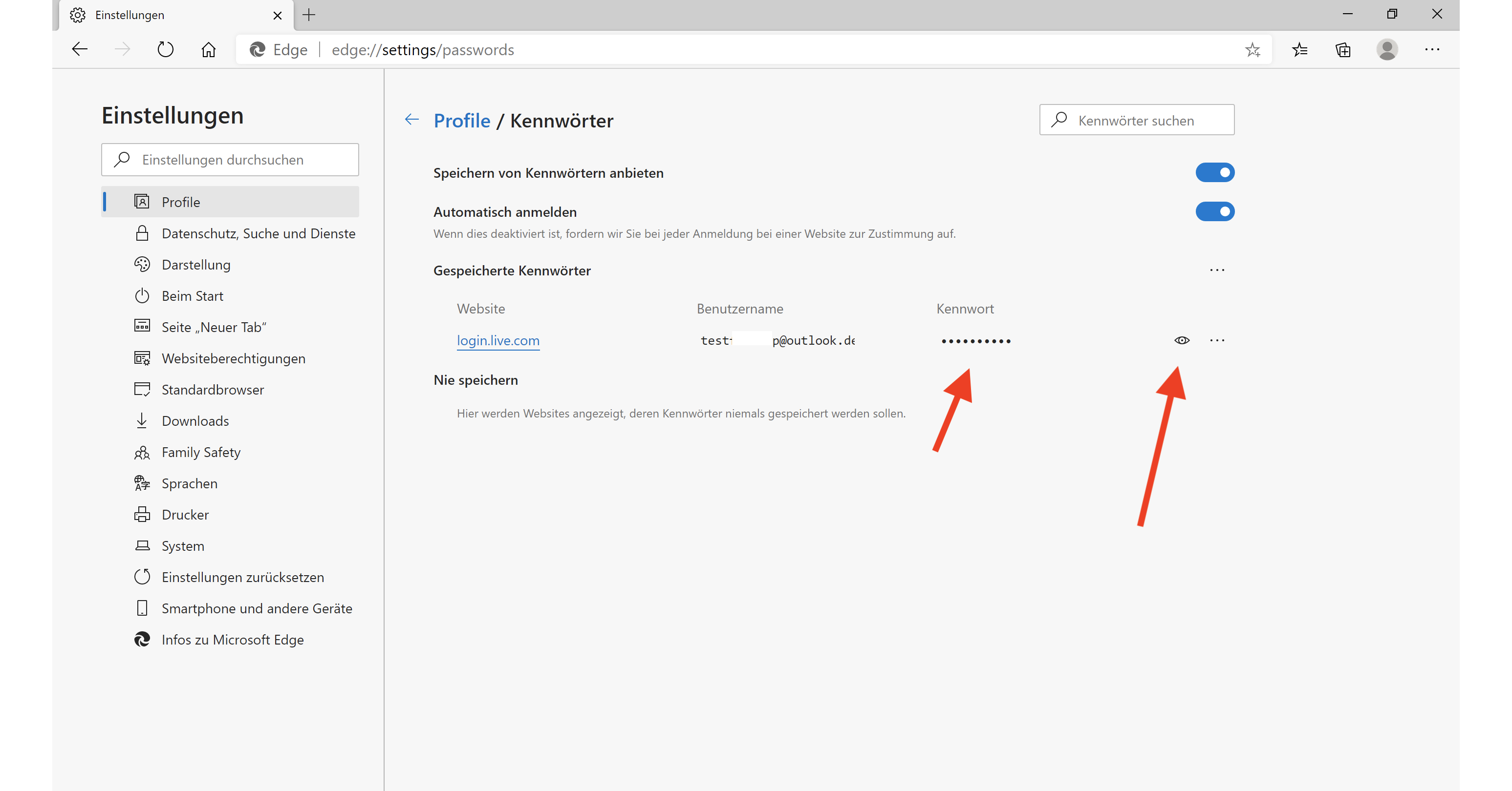 Microsoft Edge Passworter Anzeigen So Klappt S Chip
