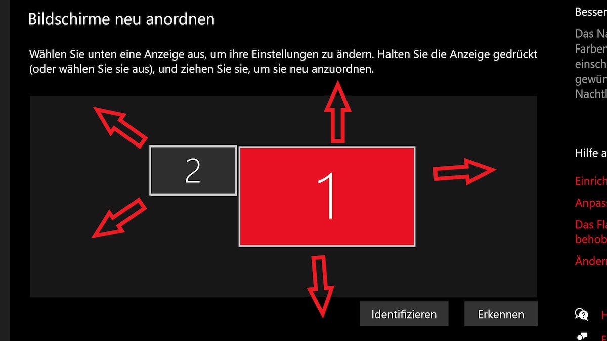 Alle Bildschirm mit pc aufgelistet