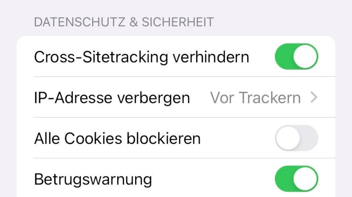 adblocker ausschalten safari ipad Cross Site Tracking an- oder ausschalten
