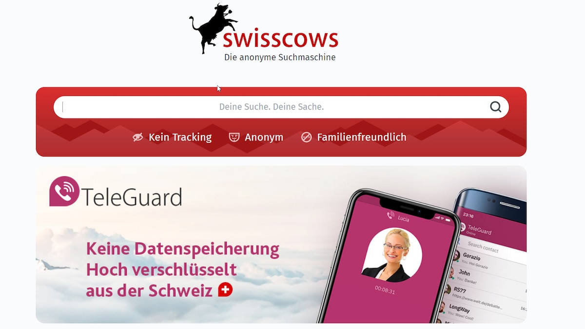 Swisscows: Datensicherheit aus der Schweiz