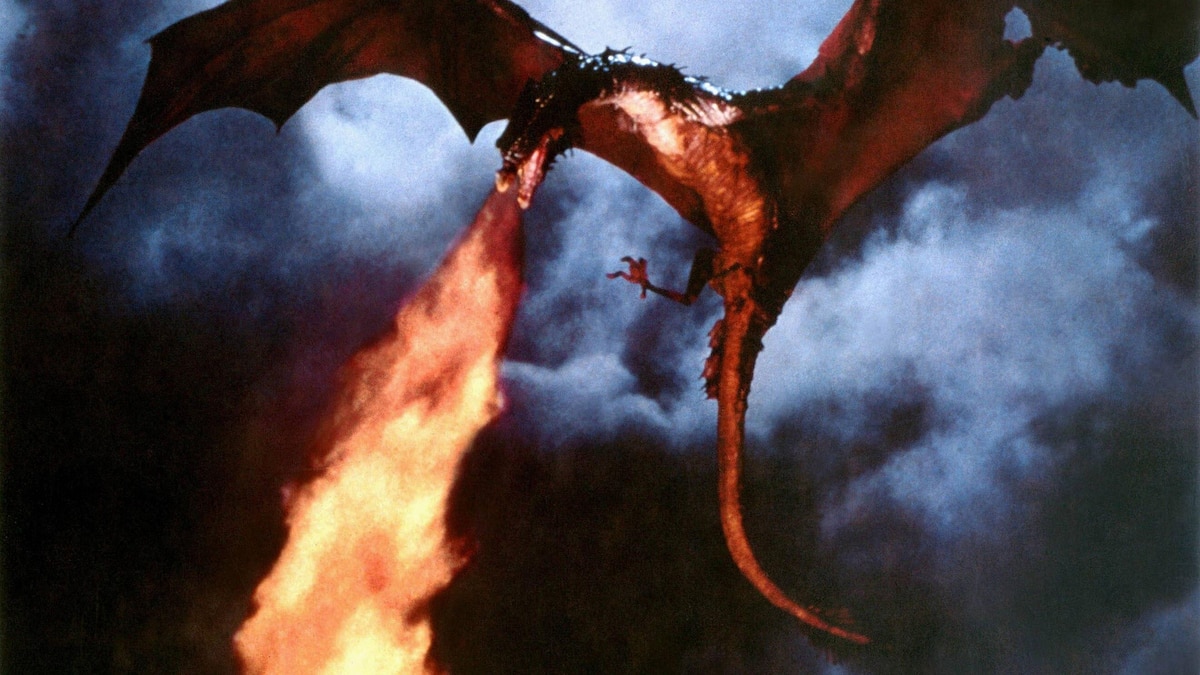 Dragon Scene Film: Dragonslayer (USA 1981) Director: Matthew Robbins 26 June 1981 PUBLICATIONxNOTxINxUKxFRAxBELxNEDxITAxDENxNORxSWExPOLxJPNxKORxTPExUSA Copyright: MaryxEvansxAFxArchivexParamount 12463041 editorial use only