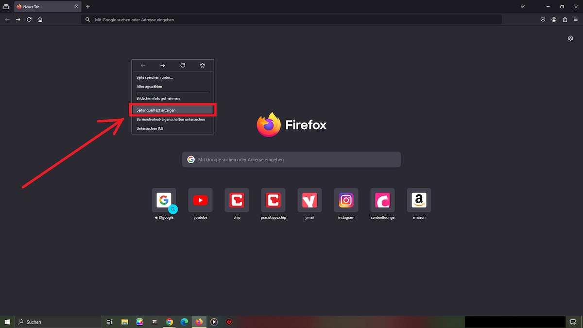 safari seite quellcode anzeigen Fireforx Quellentext einer Webseite anzeigen lassen