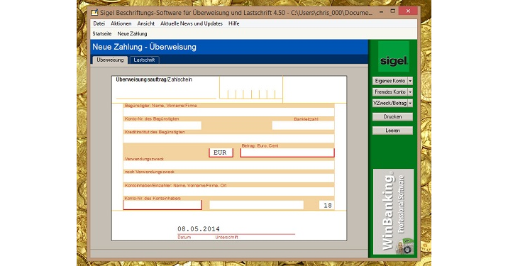 Überweisungsträger ausfüllen - so klappt's am PC - CHIP